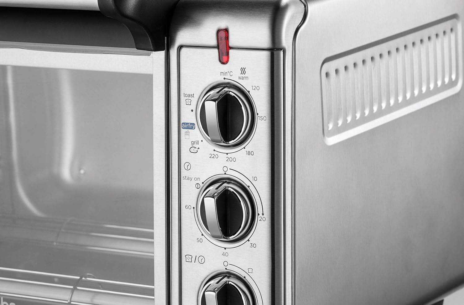 Russell Hobbs Backofen Airfryer [5-in-1: Heiluftfritteuse, Minibackofen, Grill, Toaster, Warmhaltefunktion] Express (20l, Pizza  30cm, inkl. Frittierkorb, Backblech&Grillrost) Umluft- Ofen 26680-56
