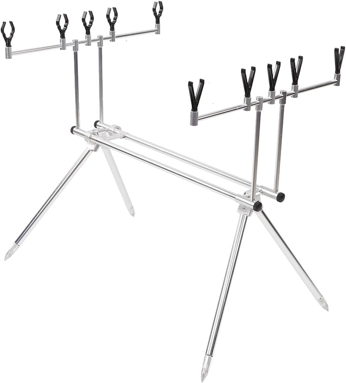 Einziehbarer Angelrutenständer mit abnehmbarem Design aus Aluminiumlegierung für Angelruten
