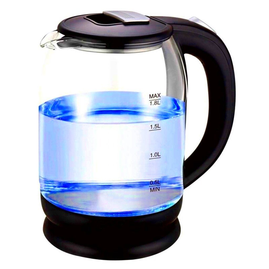 Wasserkocher Glas Wasserkocher Teekocher 1,8L 1500W LED-Beleuchtung Ceffinger