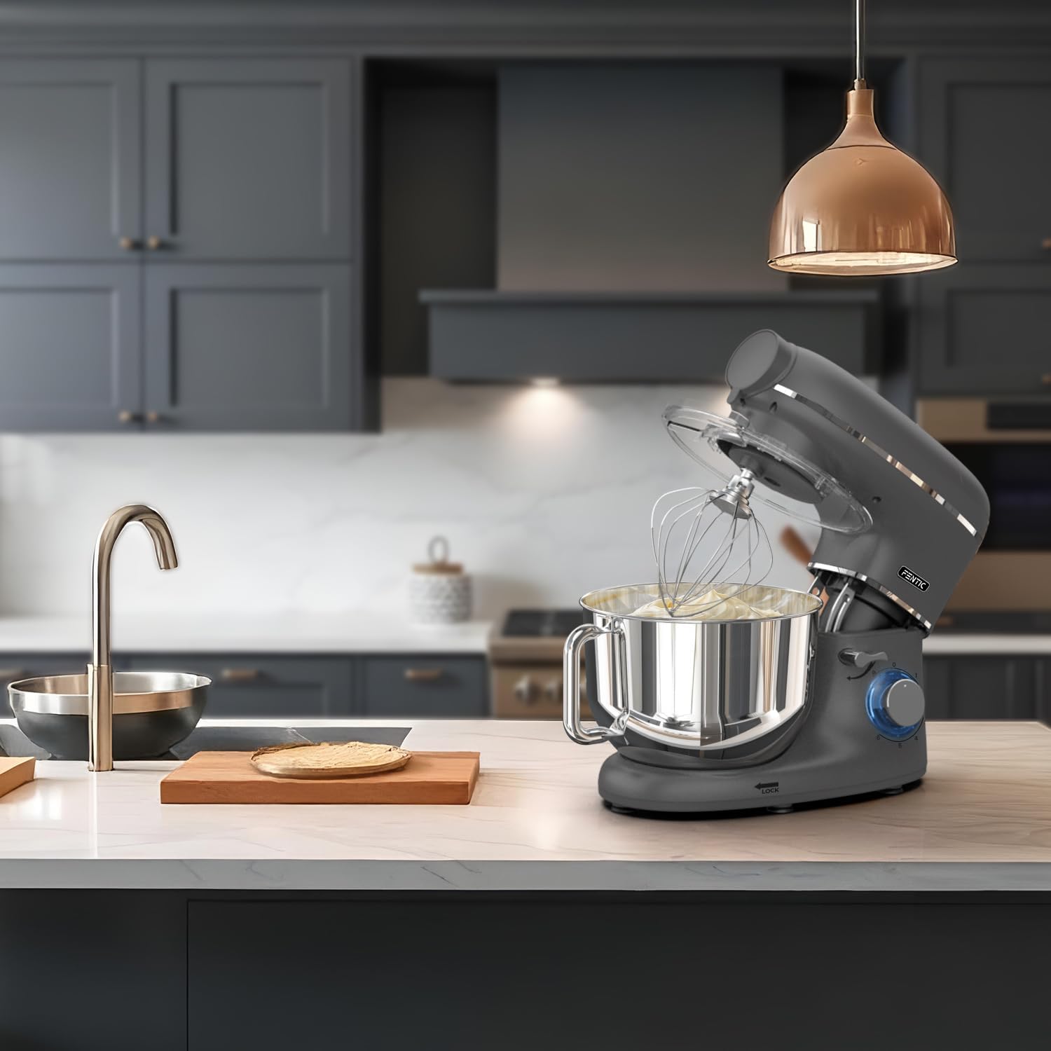 Macchina Planetaria per Pasta – 2000W – Robot da Cucina – Macchina Pasta Fresca – 6,2L Ciotola in Acciaio Inossidabile
