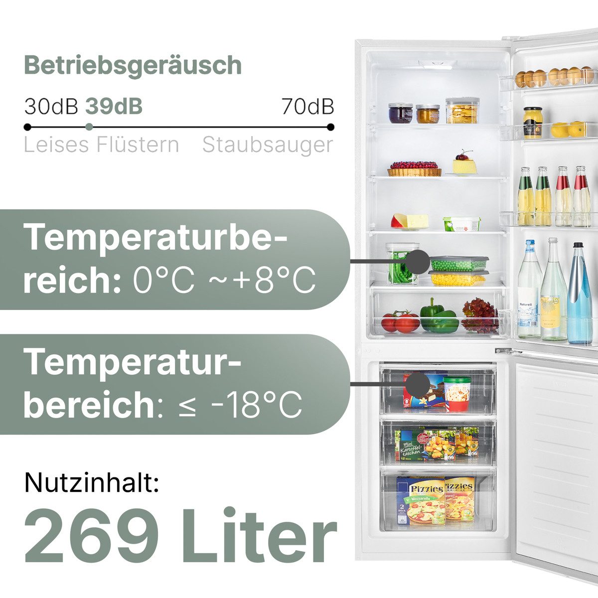 Kühl-/Gefrierkombination KG 184.1