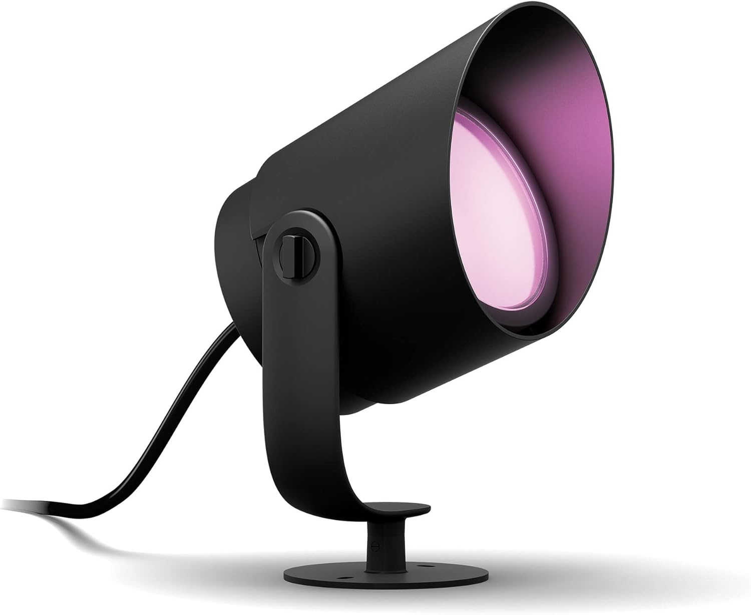 Philips Hue White & Color Ambiance Lily Gartenspot [nur Erweiterung], erfordert Hue Bridge + Base Kit (separat erhältlich), funktioniert mit Alexa, Google Assistant und Apple Homekit