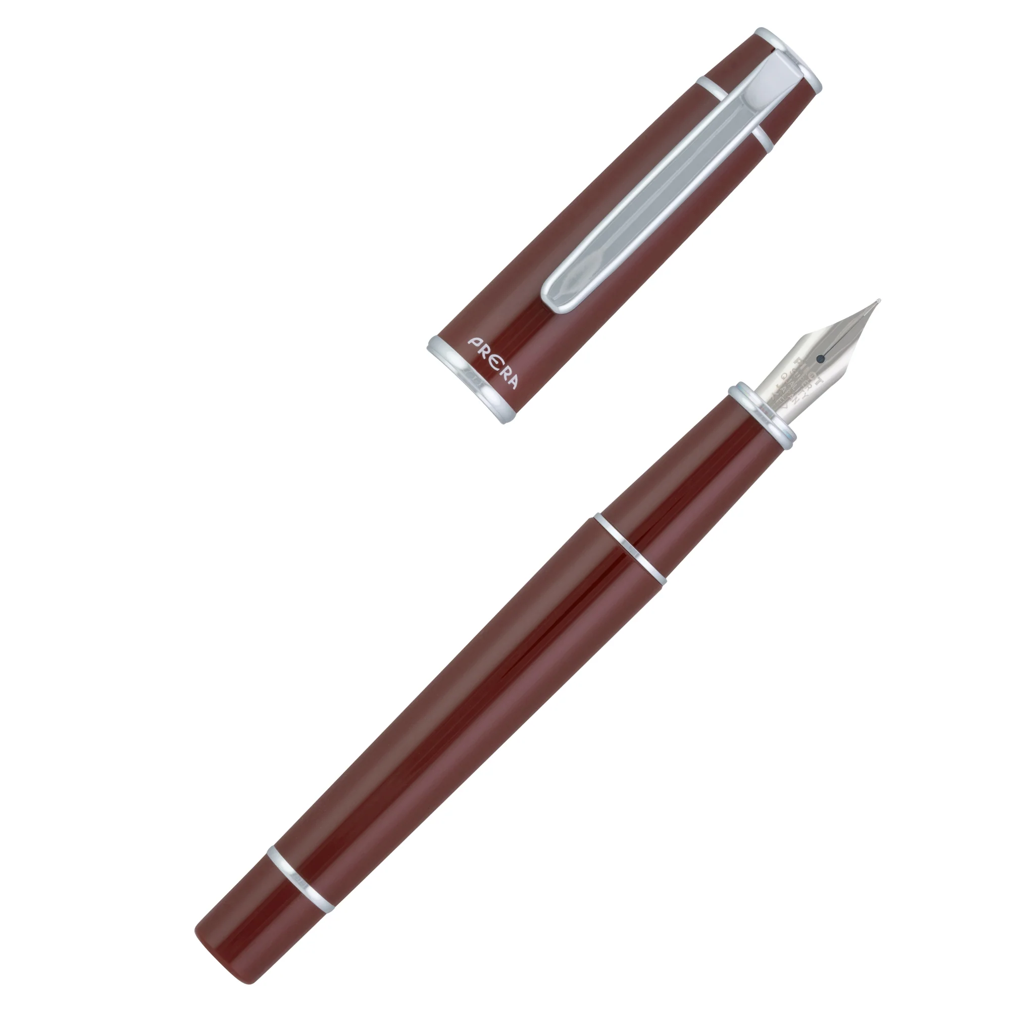 Pilot Prera Fountain Pen - Red Brown
