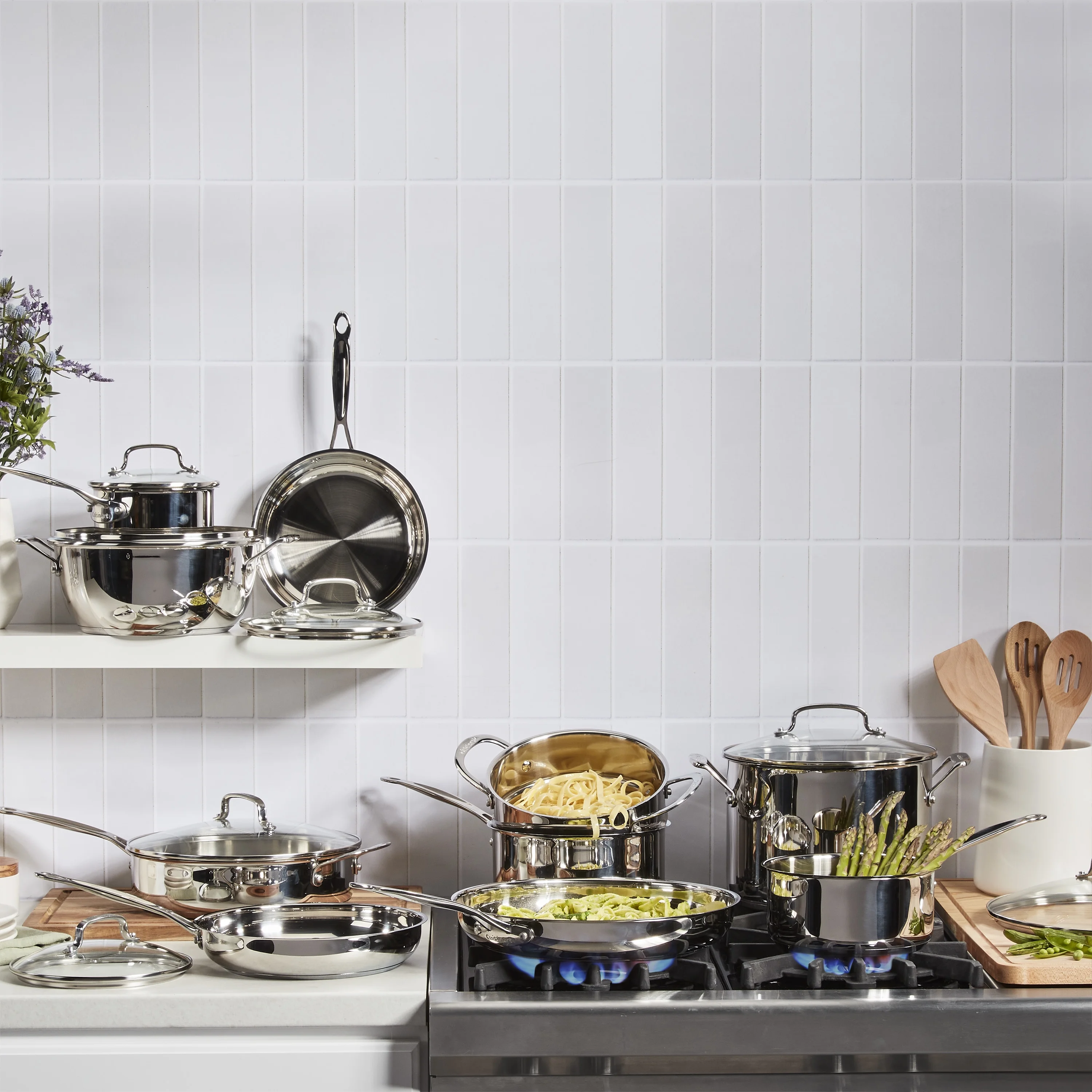 Cuisinart Chef??s Classic 17-Piece Stainless Steel Cookware Set
