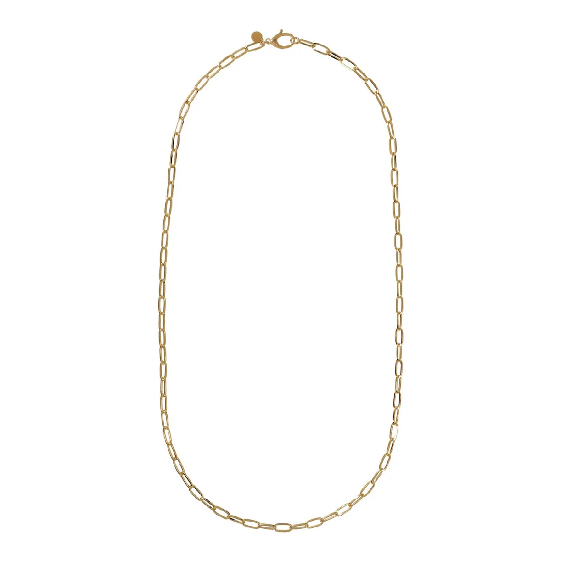 Collana lunga Etrusca Gioielli maglie ovali martellate WSET00628.YG