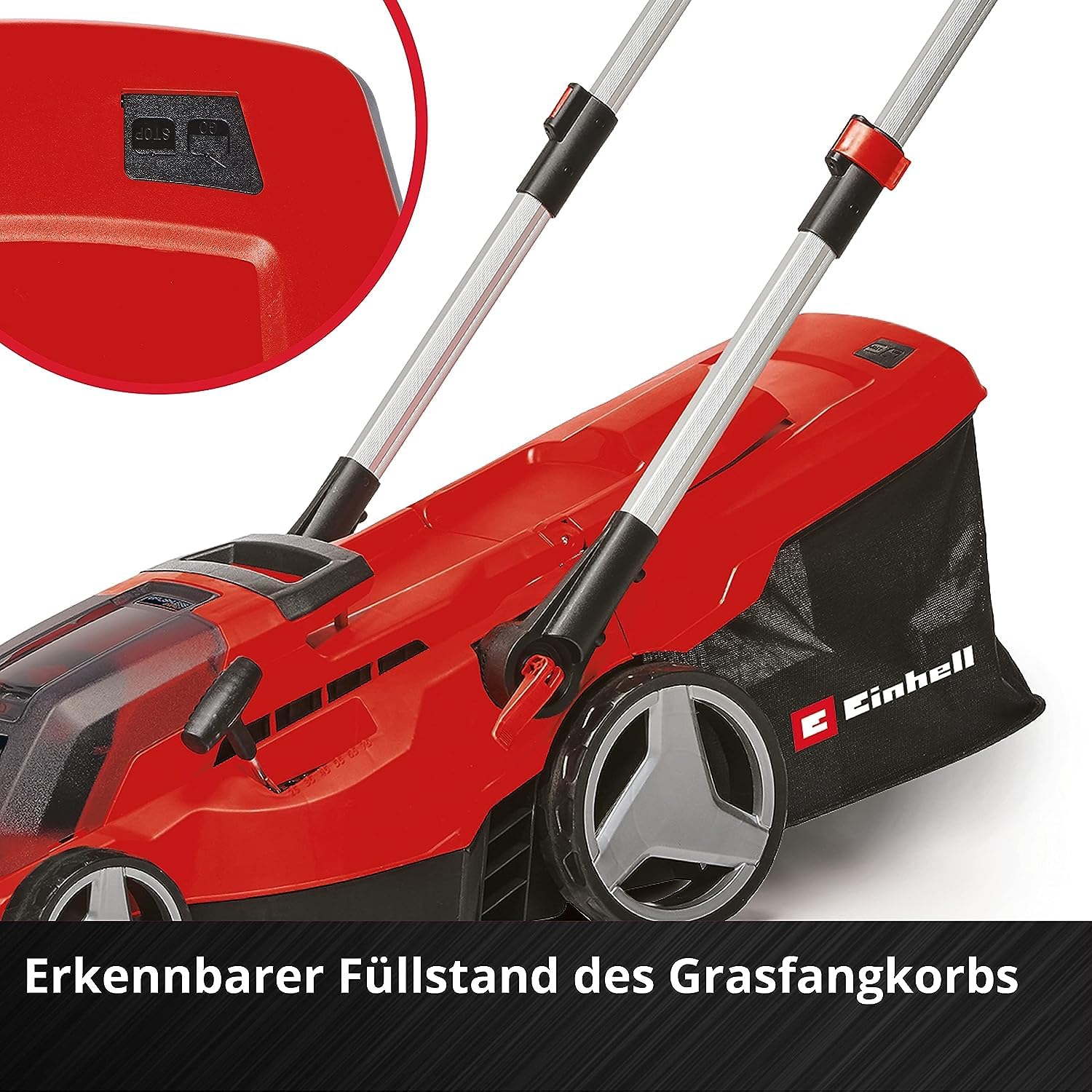 Akku-Rasenmäher GP-CM 36/450 mit 2x 4,0 Ah Akkus und Twincharger, 38 cm Schnittbreite, 25-75 mm Schnitthöhe