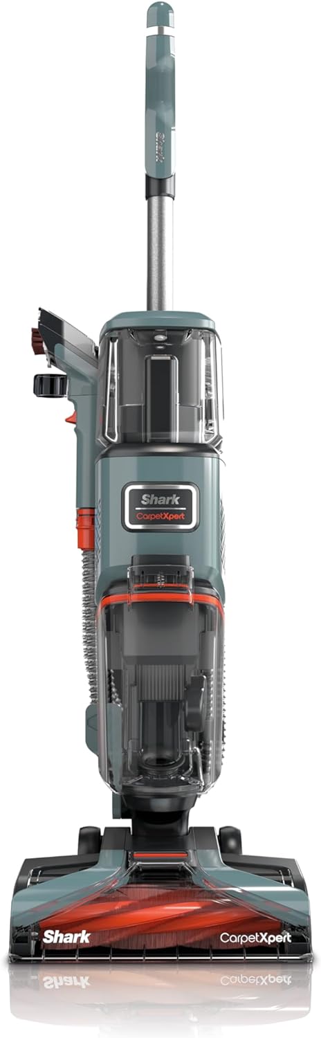 StainStriker Upright Carpet & Upholstery Cleaner, Built in Spot Cleaner, Pet Friendly, Deep Clean & Stain Removal, Cyan Green