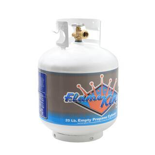 Flame King 20 lbs Propane Tank with OPD Valve, Steel Construction, Rust Resistant