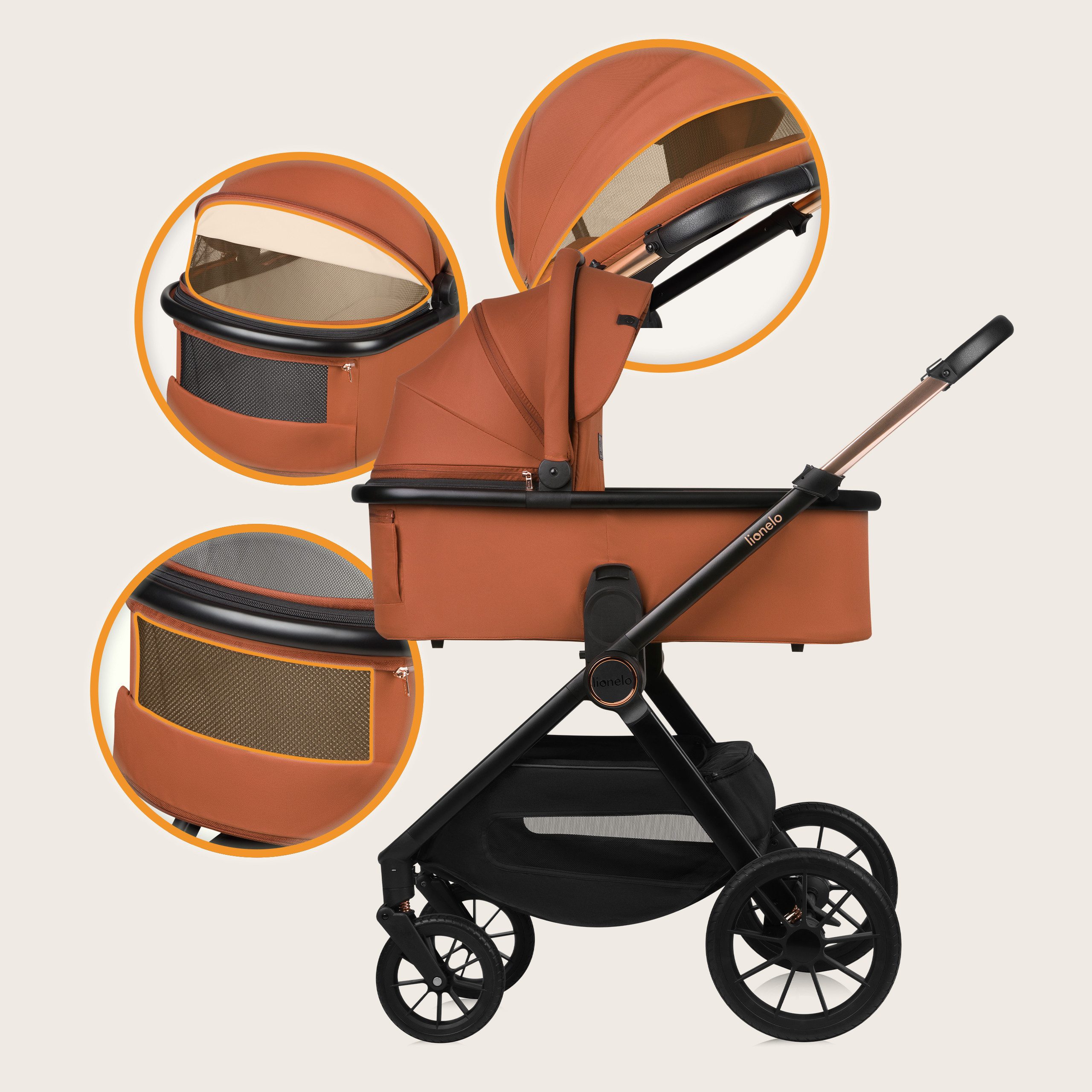 Kombi-Kinderwagen LAYLA 3IN1