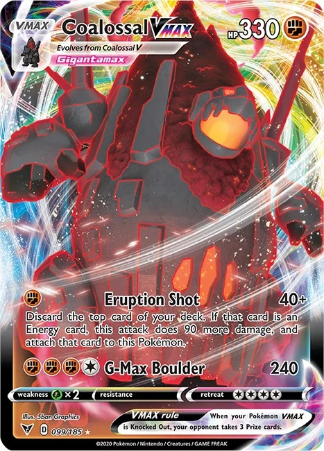 Coalossal VMAX (099/185) (SWSH04)