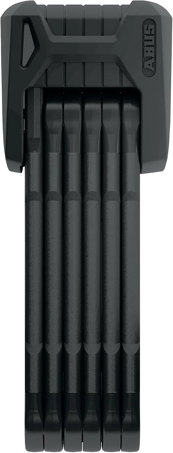 ABUS Faltschloss Bordo Granit XPlus 6500 SH mit Halterung - Fahrradschloss aus gehärtetem Stahl - ABUS-Sicherheitslevel 15-110 cm - Schwarz