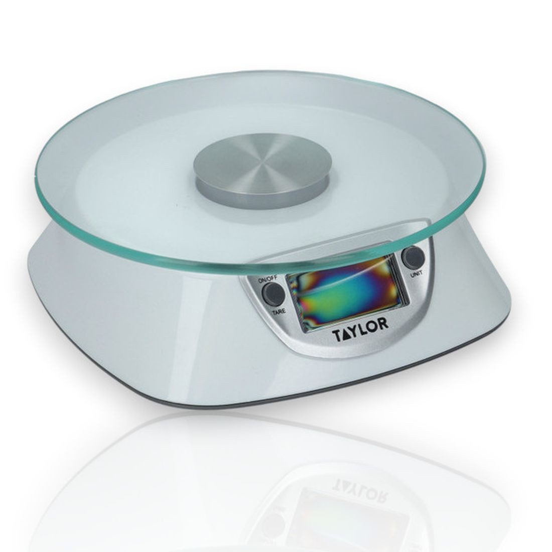Küchenwaage Taylor Digitale Küchenwaage, Glas - Lebensmittelwaage, Hochpräzise 5kg
