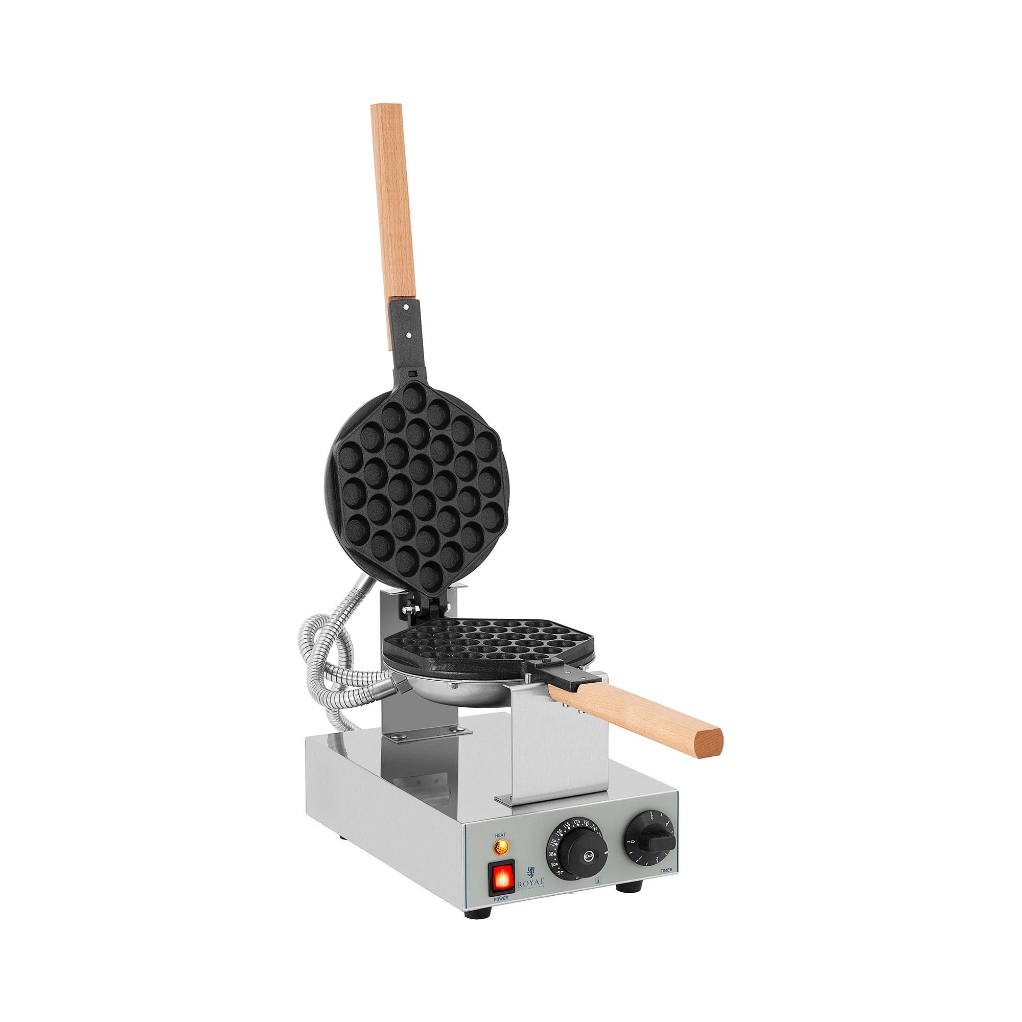 Waffeleisen Bubble Waffel 1415 W 50 - 250 °C Timer 0 - 5 min rotierbar Teflon