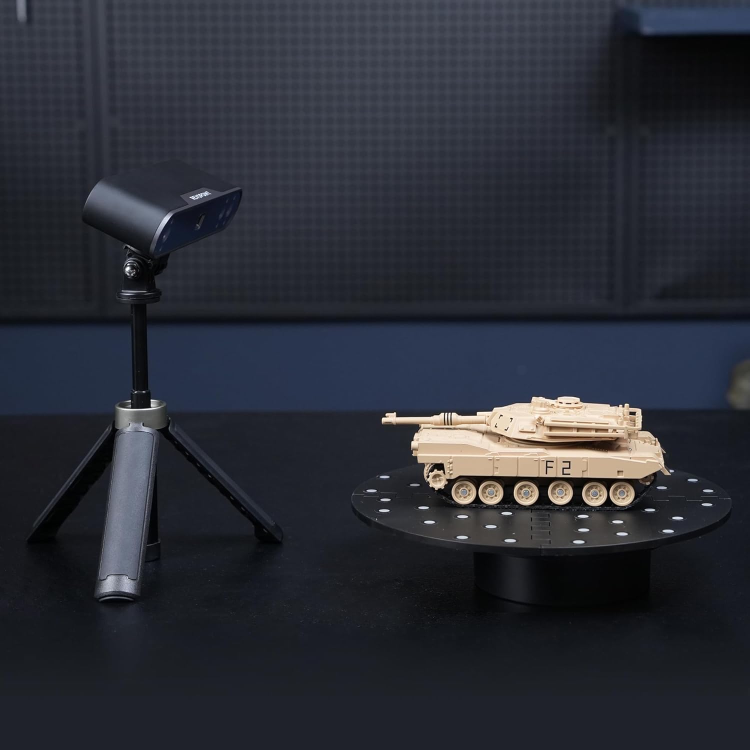 Revopoint INSPIRE 3D-Scanner für 3D-Druck handgeführter, tragbarer 3D-Scanner mit bis zu 18 FPS Scangeschwindigkeit, 0,2 mm Genauigkeit, vollfarbiges 3D-Scannen Kompatibel mit Android/iOS/Mac/Win