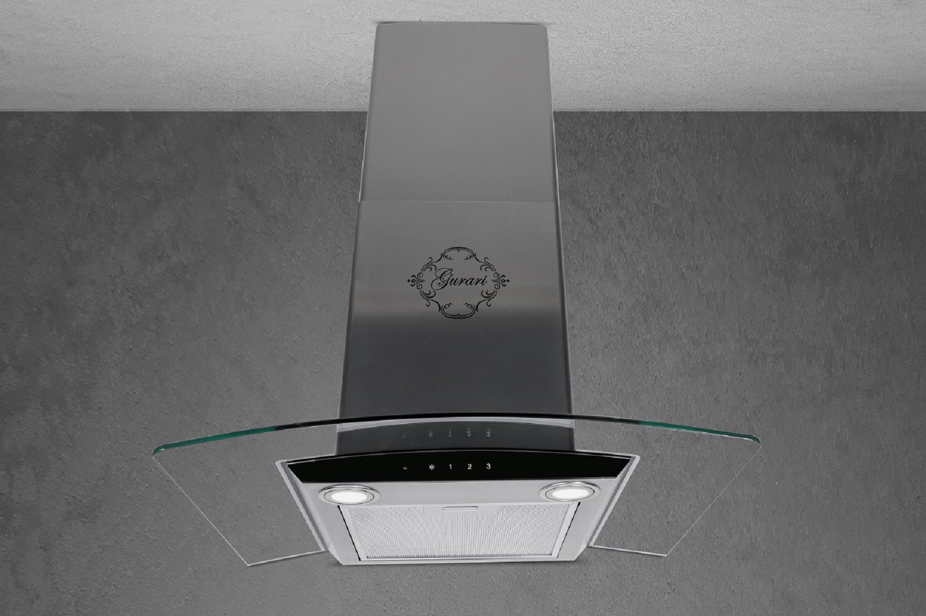 Wandhaube GCH 465 IS 60 BL PRIME N Dunstabzugshaube 60 cm Schwarz Abzugshaube.