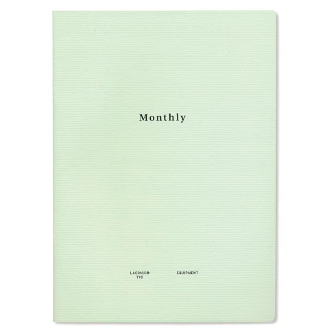LACONIC STYLE NOTEBOOK A5 MONTHLY
