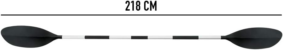 Intex 69629 - Remo in Alluminio per Kayak, PVC e Alluminio, Nero, 218 cm