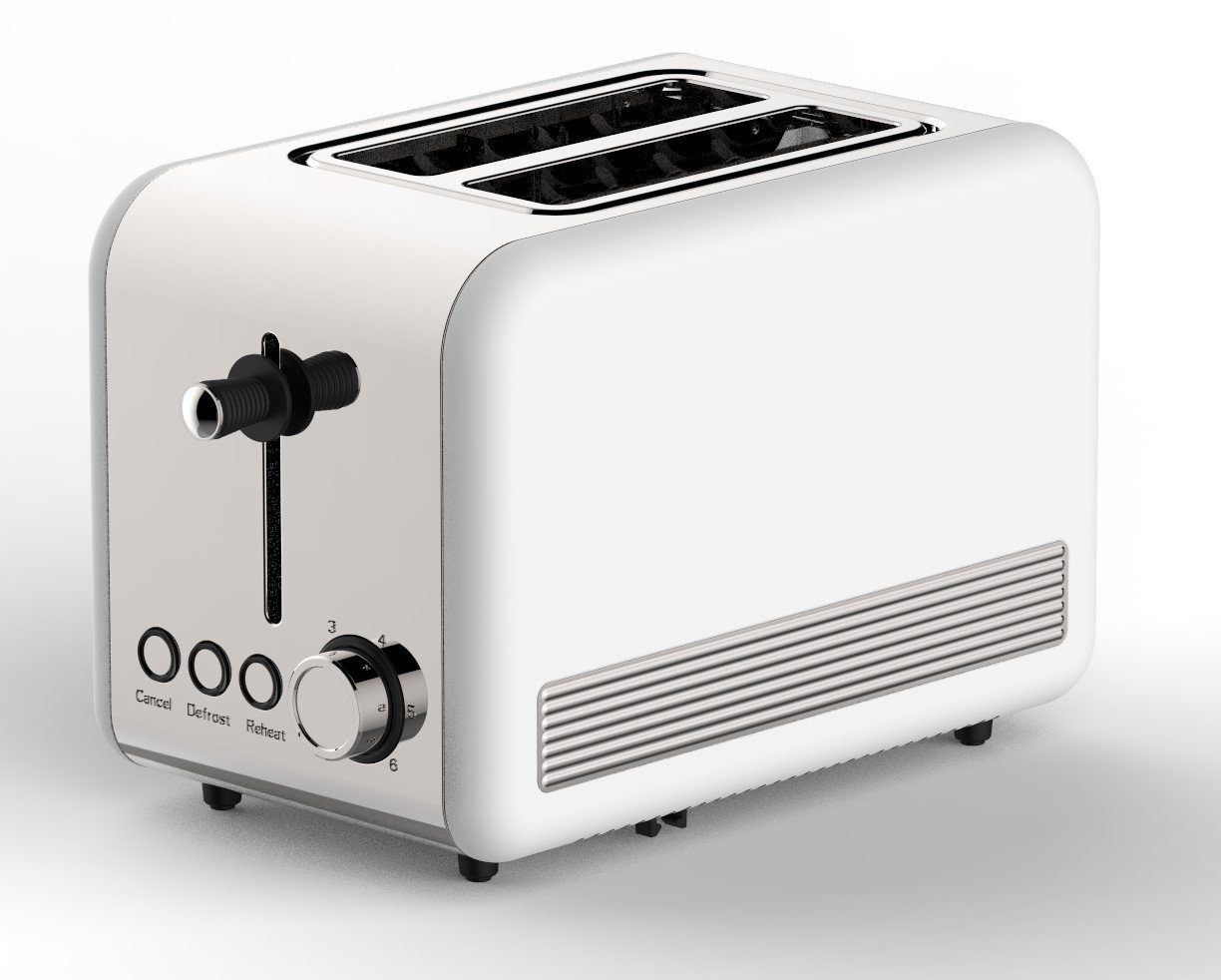 Toaster Retro 2-ScheibenToaster Toastautomat 850 Watt