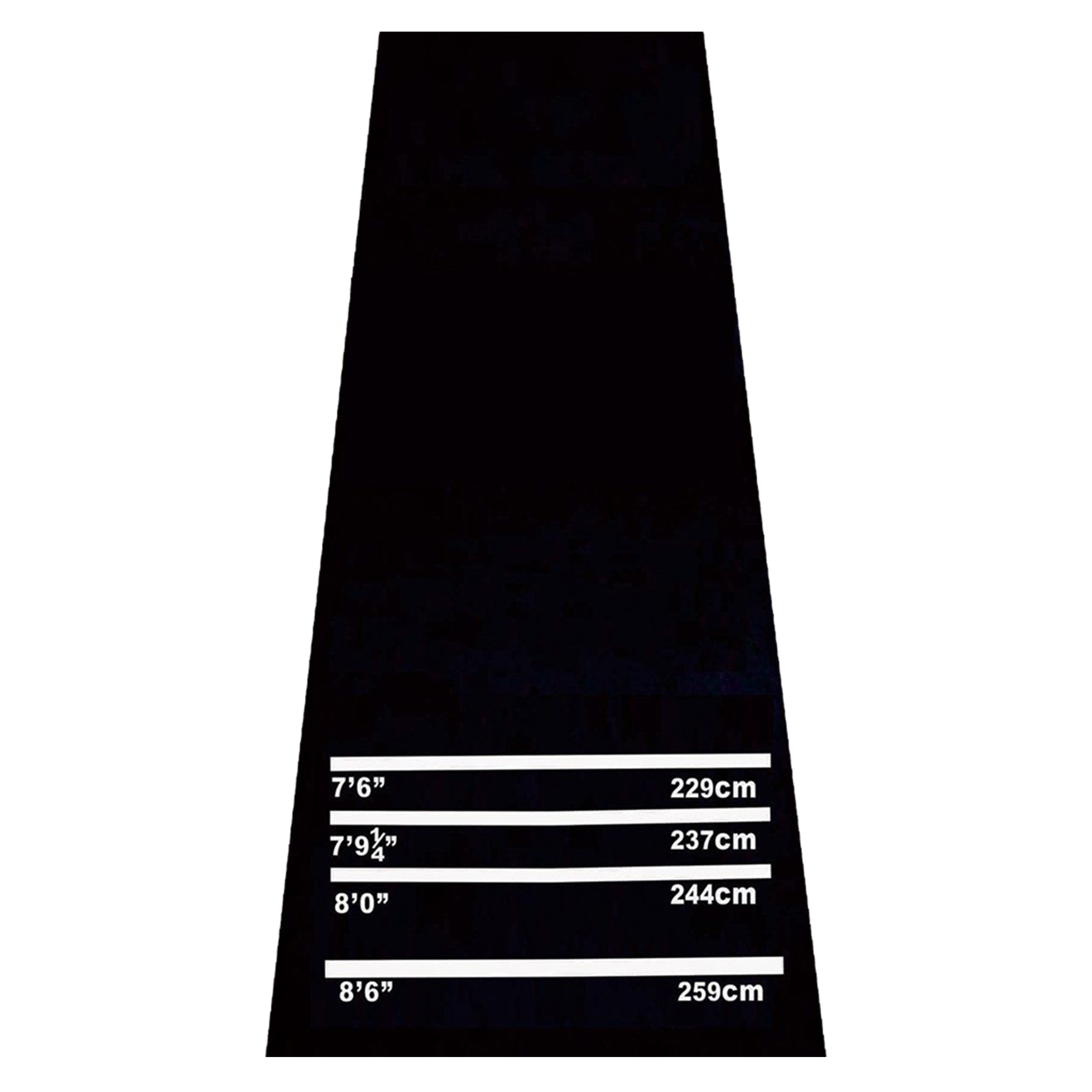 HOMCOM Dartmatte 300 x 61 cm Oche Carpet Mat mit Softdart Steeldart rutschfest Dartteppich Teppich-Dartmatte Dart Zubehör für Boden Schutz