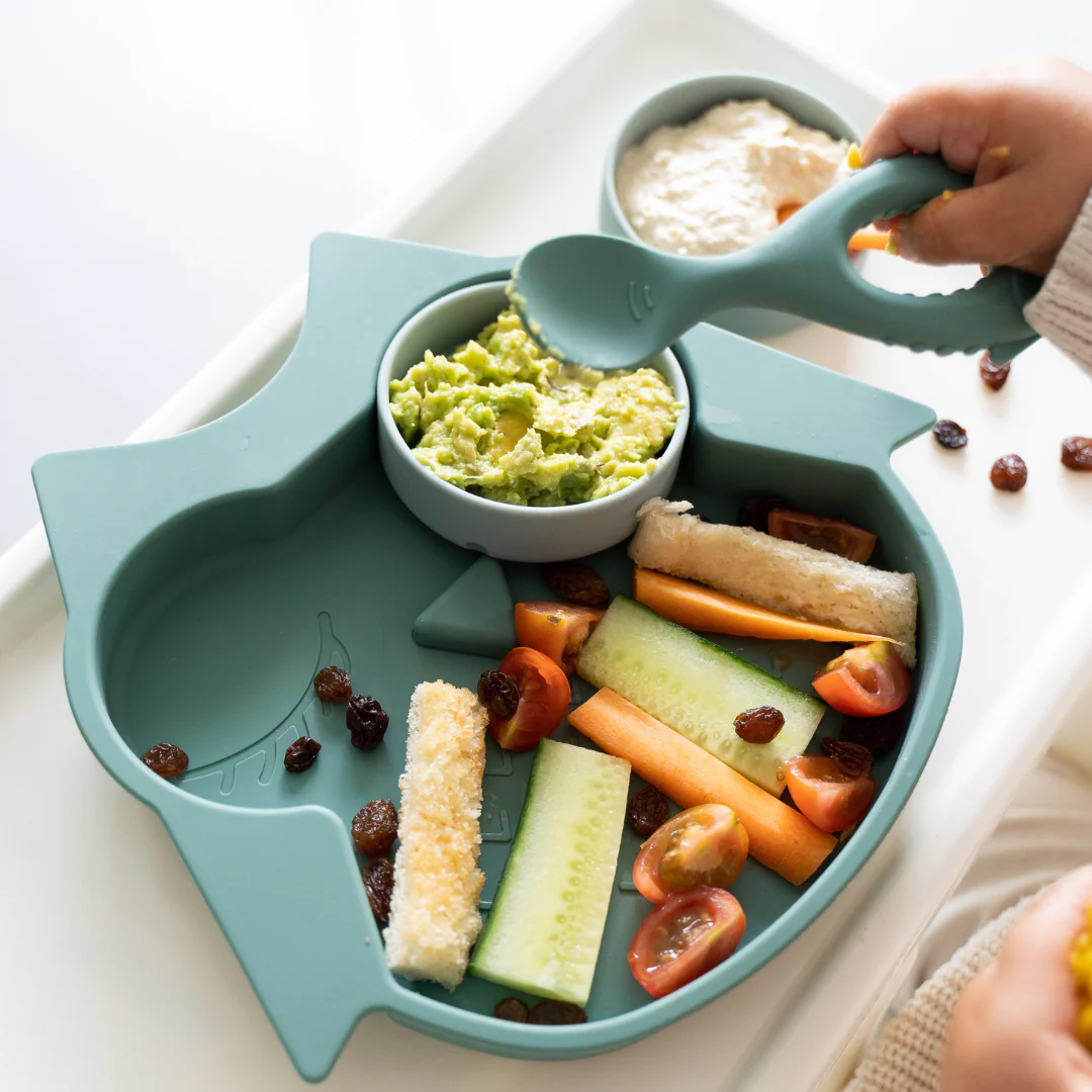 Silicone Suction Plate & Weaning Spoon Bundle