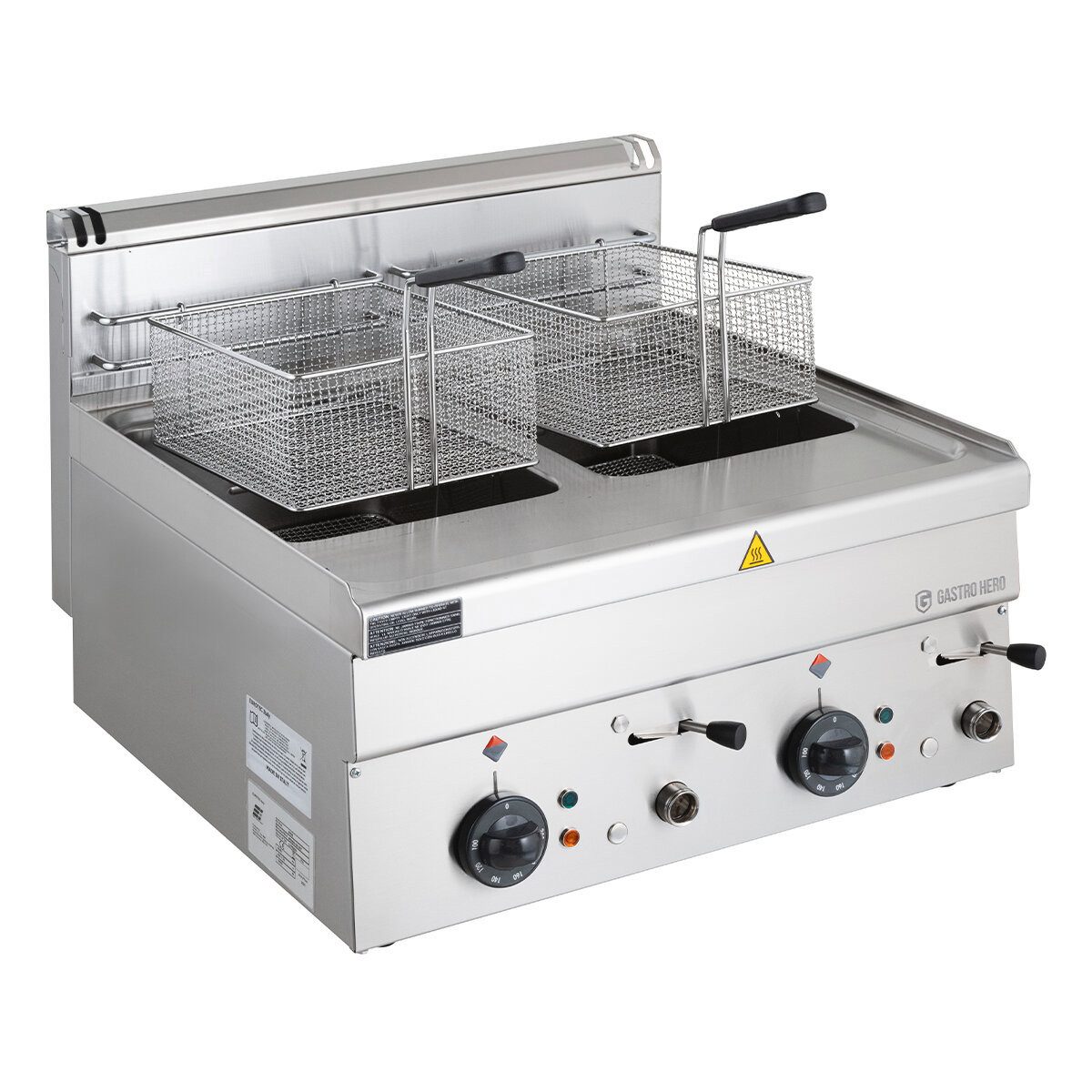 Fritteuse Elektro-Fritteuse 16L Tischgerät Edelstahl