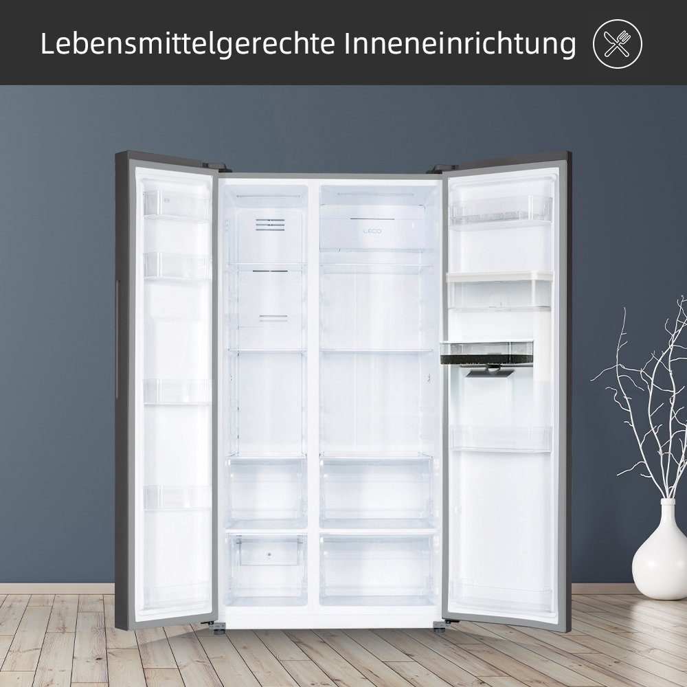 Side-by-Side Kühl-Gefrierkombination mit Wasserspender