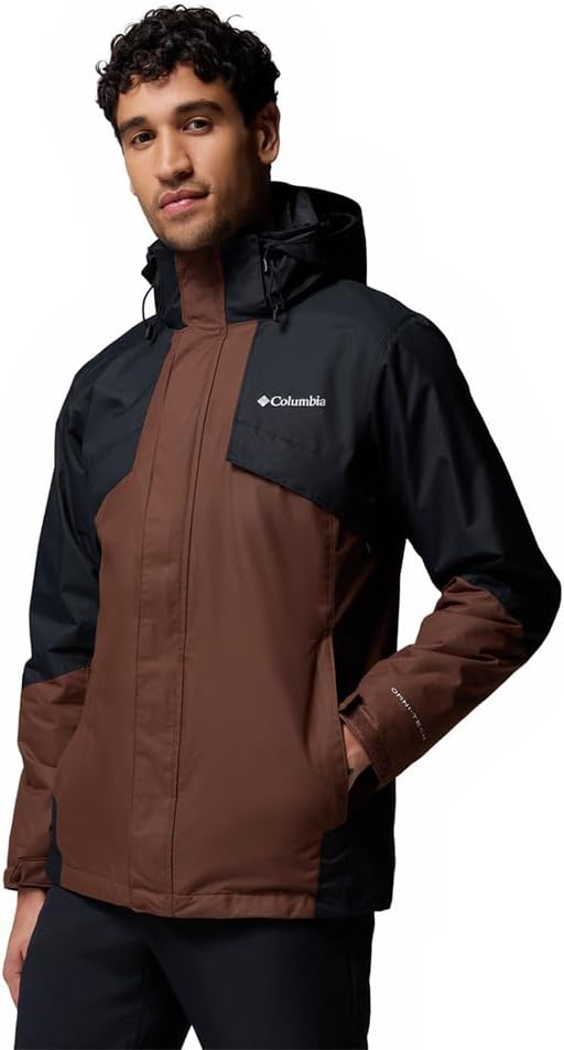 Men's Bugaboo Fleece Interchange Jacket, 3 In 1 Interchange Winter Coat, Ancient Fossil, Size L