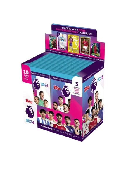 Topps 2026 Premier League Sealed Booster Box