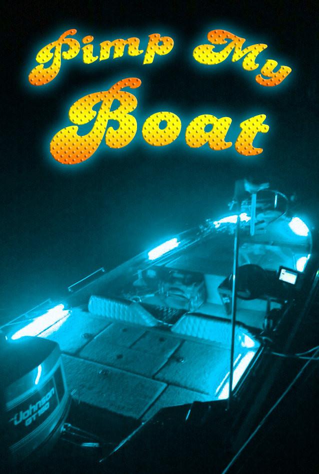 Pimp My Boat (Blue) LED Boat Deck Lighting Kit DIY with Red & Green Navigation lights