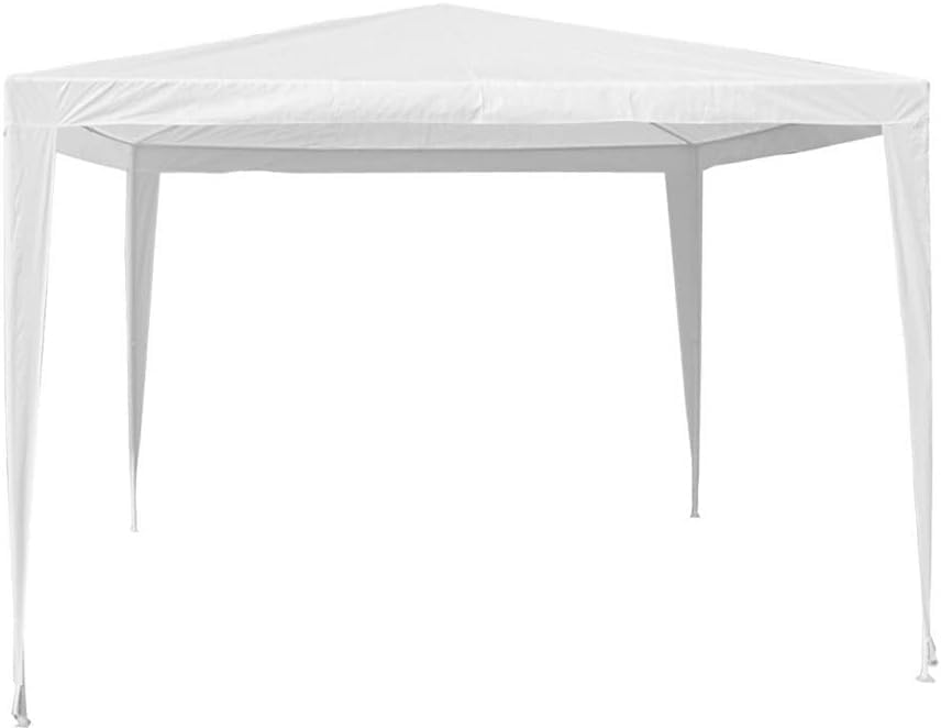 Gazebo with PE Tarpaulin 105 g/m虏 2 x 3 m White Garden for Banquet (2 x 3 Metres)