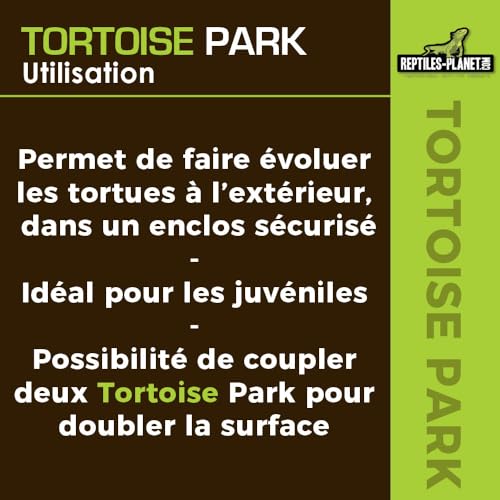 Reptiles Planet Recinzione per esterni del parco delle tartarughe, 200 x 100 x 25 cm : Amazon.it: Prodotti per animali domestici