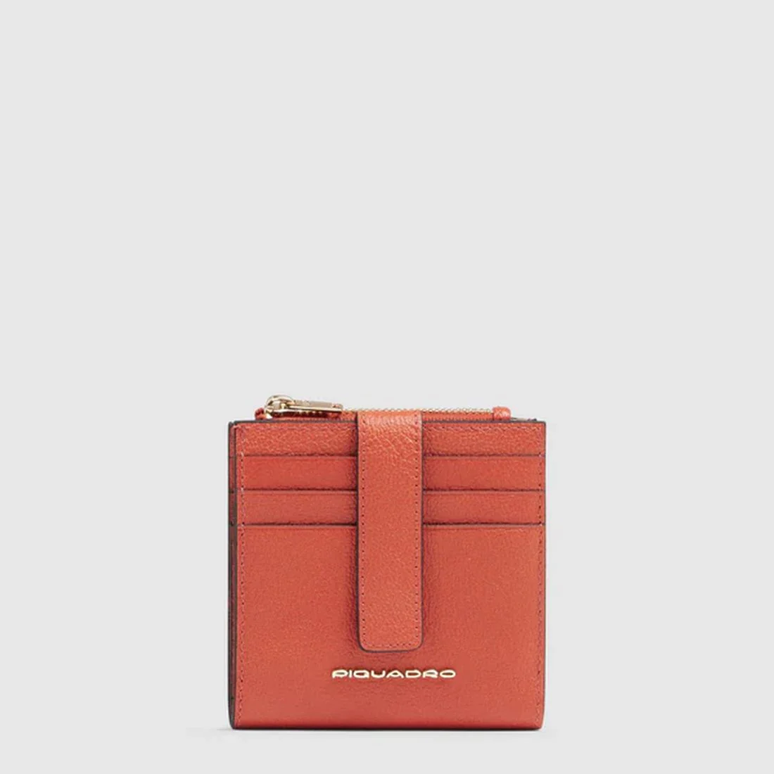 Portacarte donna Piquadro con portamonete arancione PP6843W140R-AR