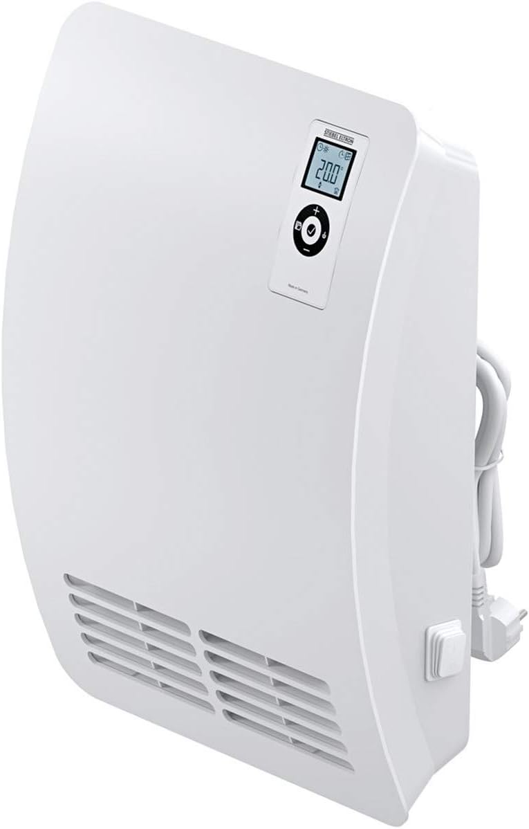 STIEBEL ELTRON Schnellheizer CK 20 Premium, 2 kW für ca. 25 m², VDE geprüft, LC-Display, Wochentimer, 120 Min. Timer, Silent Mode, Heizlüfter energiesparend, Bad, 237835
