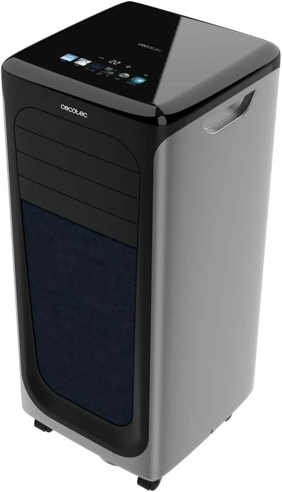 Cecotec Mobiles Klimagerät, 20 m, 20 L, Schwarz, Mobile Klimageräte ForceClima 7900 SmartTouch. 7000 BTU, WLAN App-Steuerung
