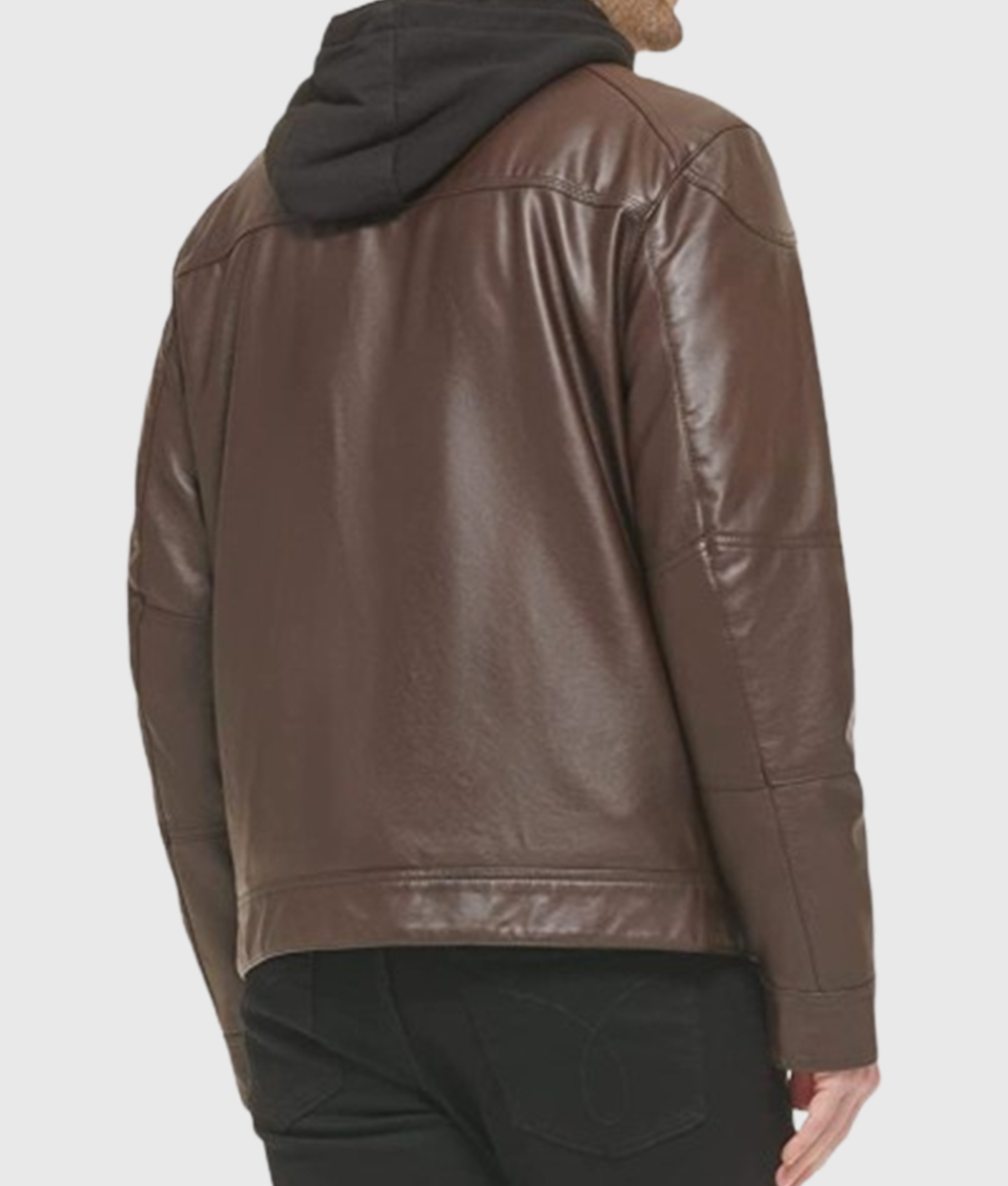 Carlo Brown Leather Jacket