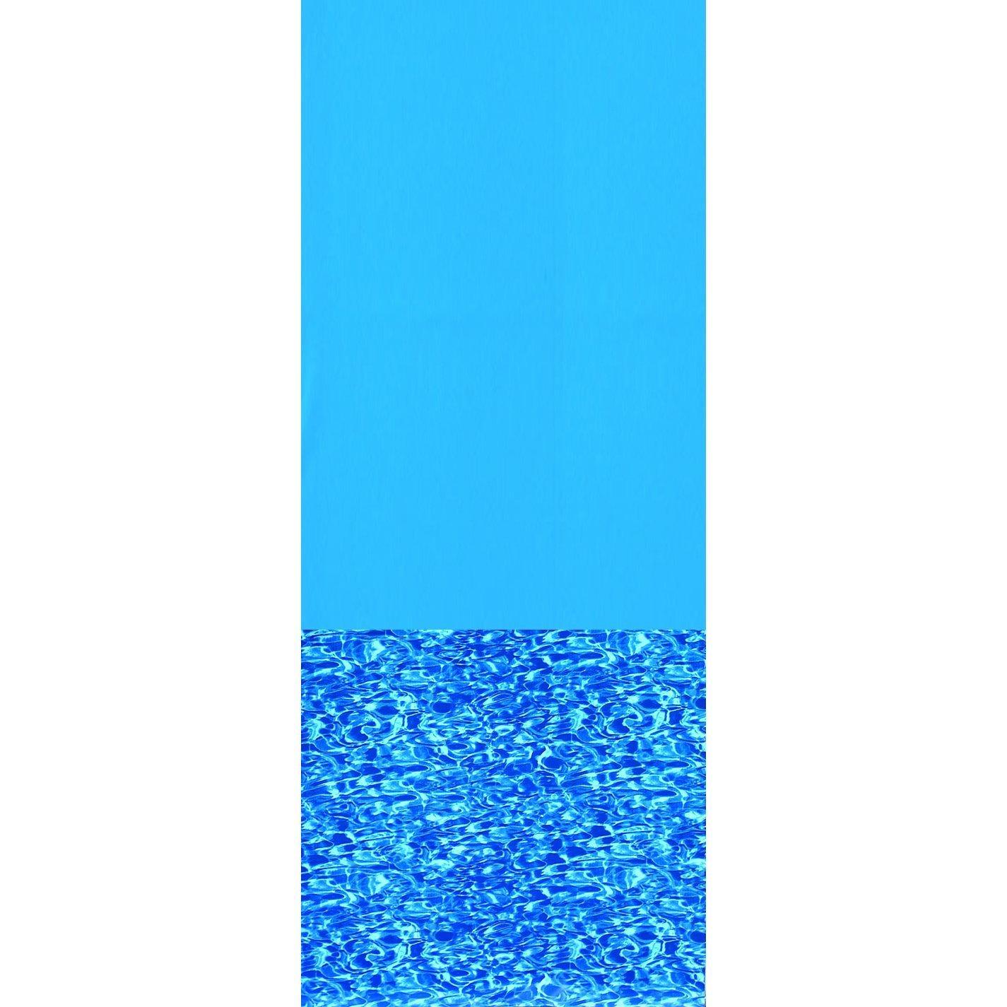 Swimline Blue Swirl Oval Pool Liner 48/52-in – Durable Vinyl, Overlap Design
