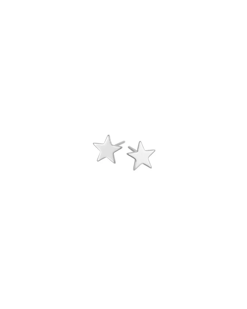 Mary-K Silver Star Stud Earrings