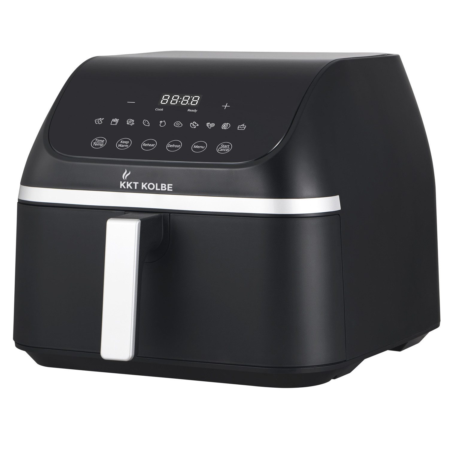 Heißluftfritteuse Airfryer AF8500 8,5 L Einzelkammer mit Trennwand, 10 Programme, Heißluft, Warmhalten, Aufwärmen, Auftauen, LED Touch