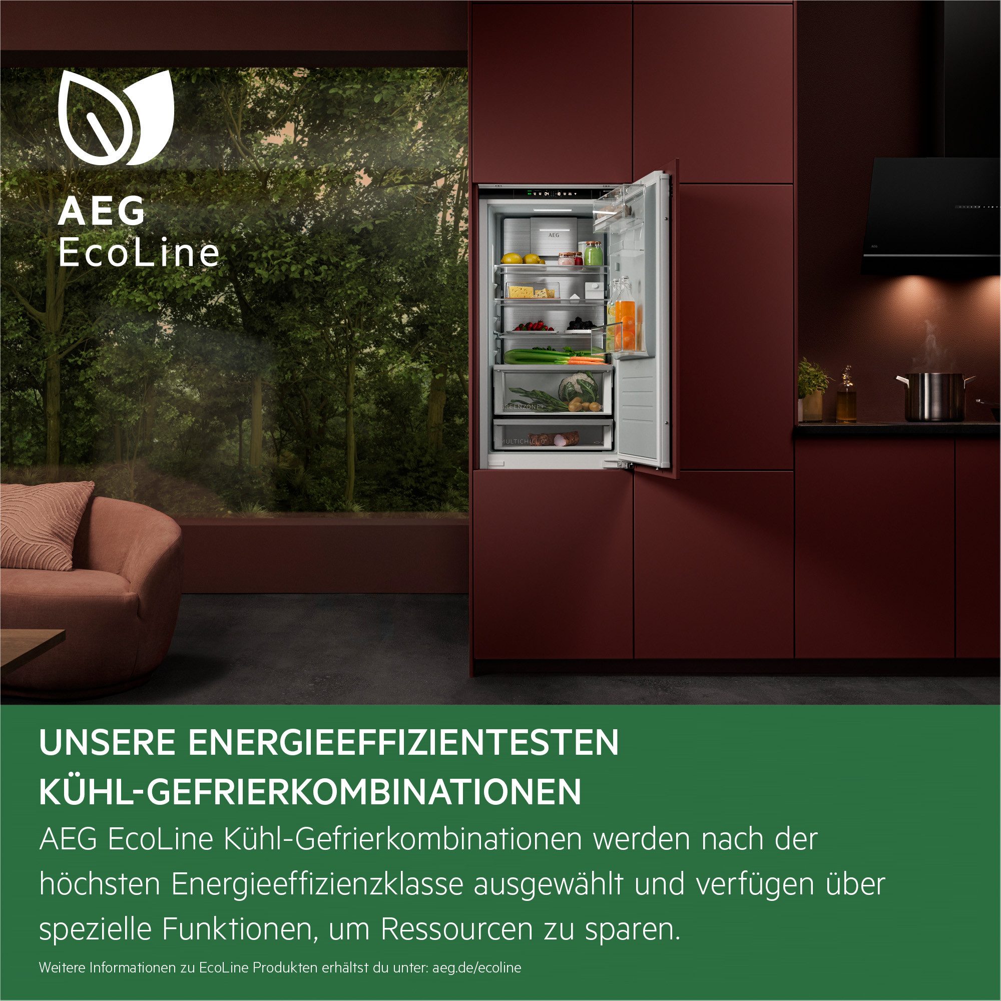 Einbaukühlgefrierkombination Serie 9000 TC9VS181BC