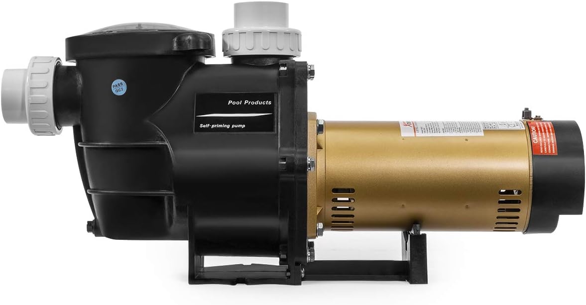 XtremepowerUS 2HP Variable Speed In-Ground Pool Pump, Corrosion-Proof, 230V, High Flow, Black