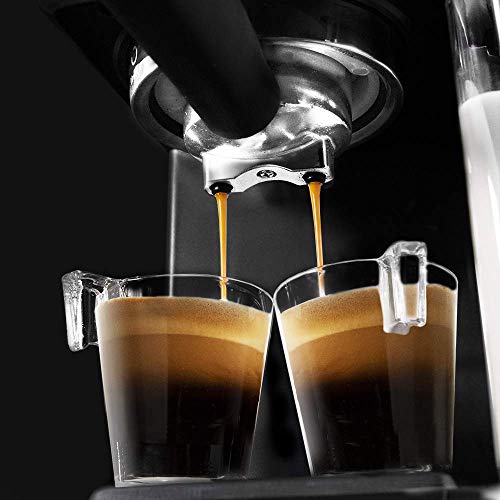 Cecotec Caffettiera Semiautomática Power Instant ccino Touch Serie Nera, Serbatoio di Latte, Controllo Tattile, 20 Bares, Thermoblock, 1350 W, 1.4 L, Acciaio Inossidabile : Amazon.it: Casa e cucina