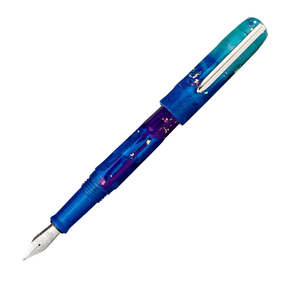 Benu Talisman Fountain Pen - Peacock Ore