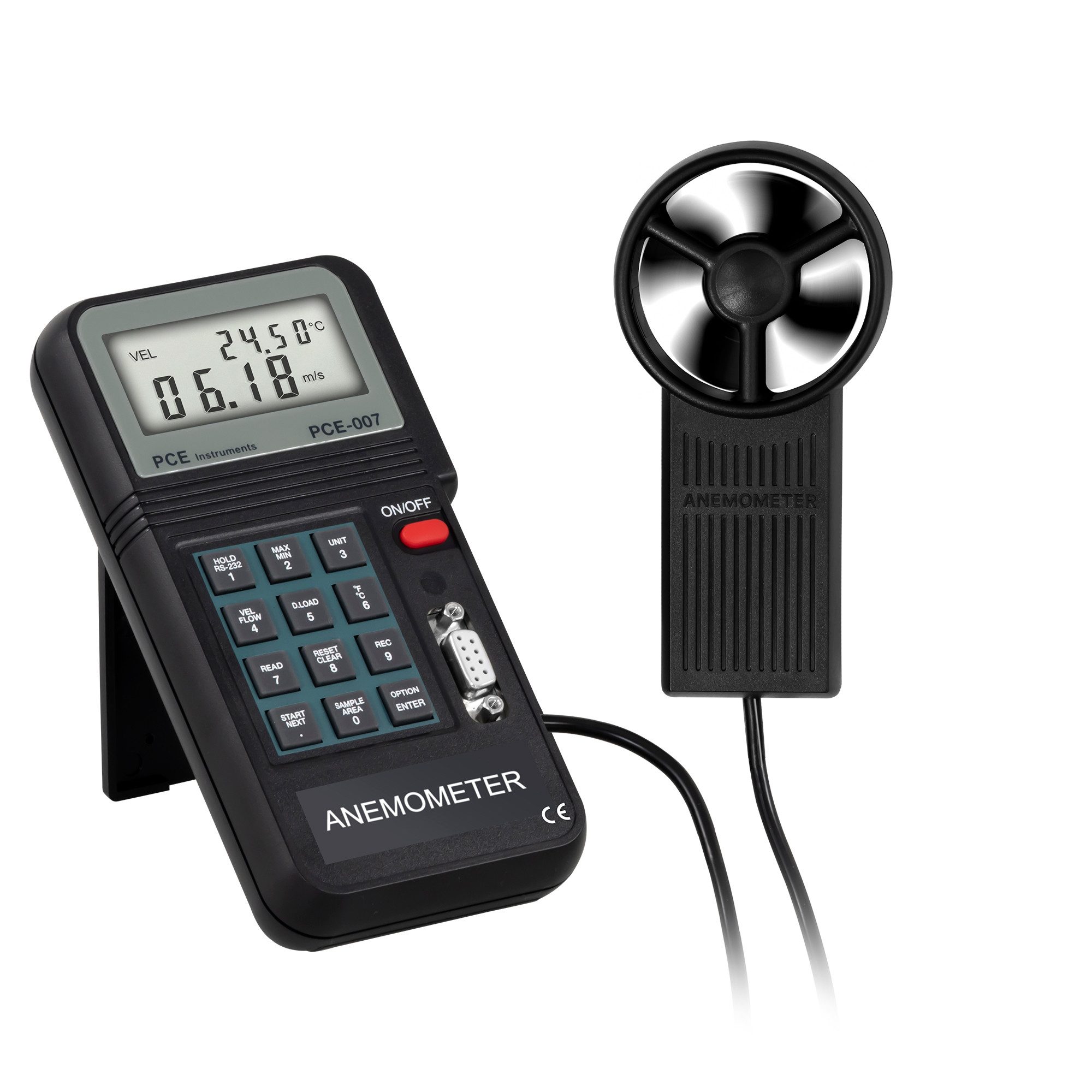 Wetterstation Flügelradanemometer PCE-007
