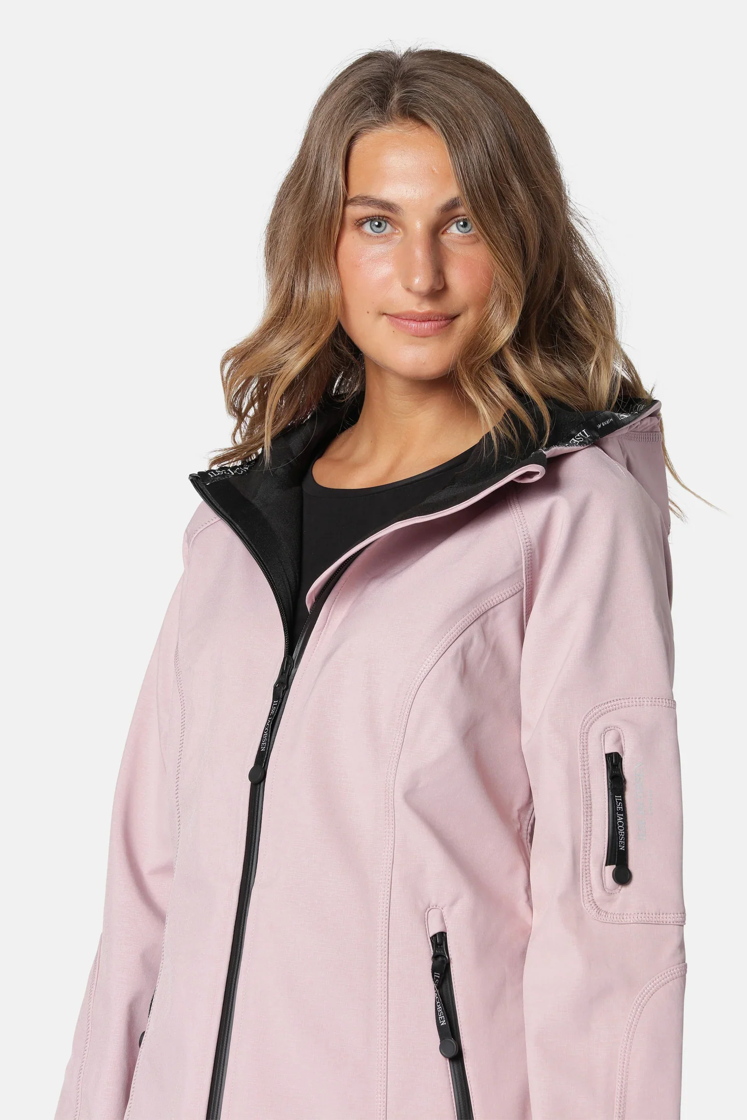 Ilse Jacobsen Rain37 Coat , Adobe Rose