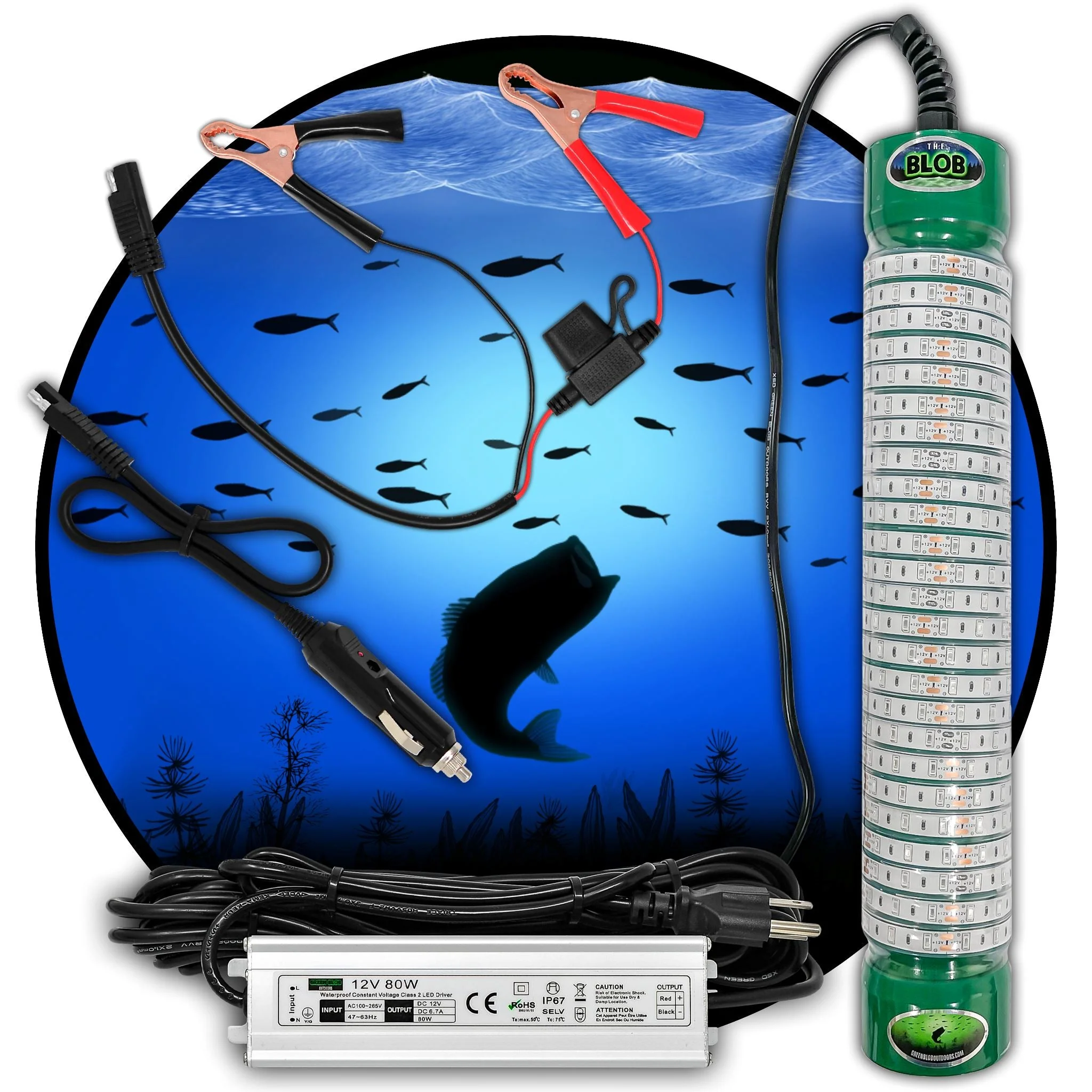 Build Your Blob LED Underwater Fishing Lights