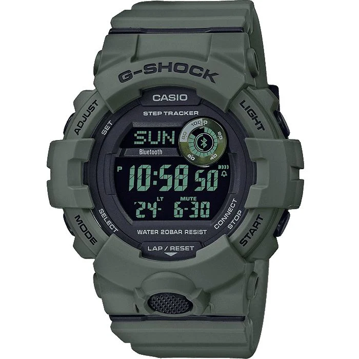 Orologio G-Shock GBD-800UC-3ER verde militare contapassi