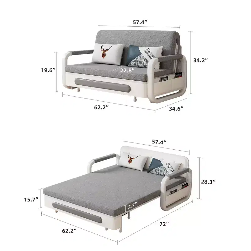 Modern Sofa Bed 62.2