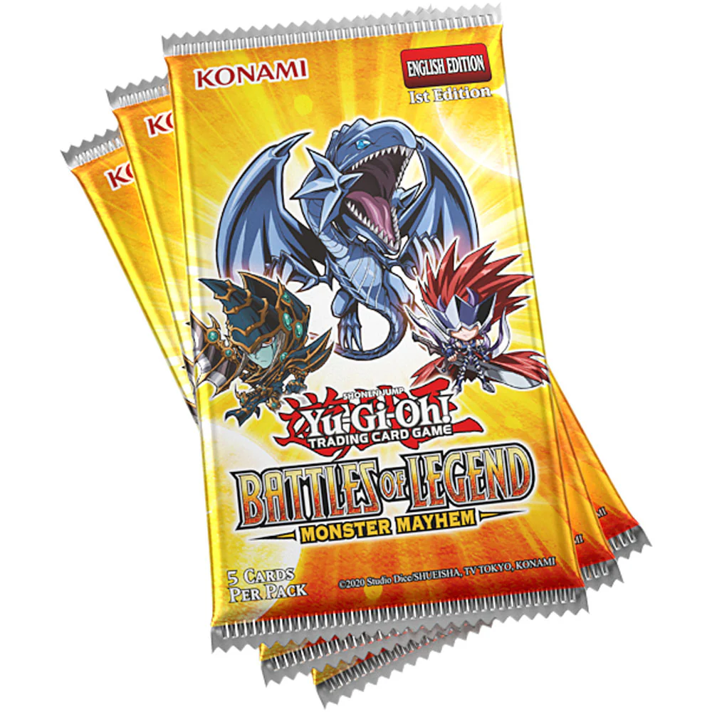 Yu-Gi-Oh! Battles of Legend: Monster Mayhem Booster 3-Pack Tuckbox