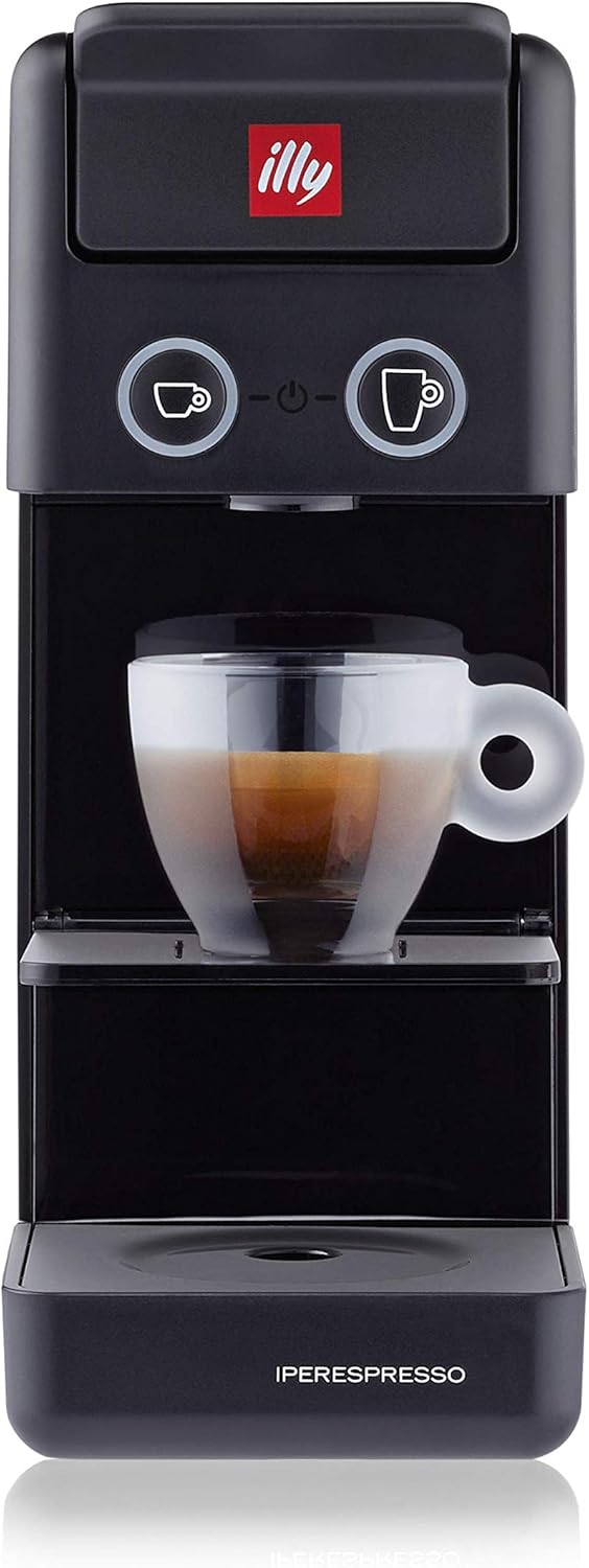 illy Caffè, Macchina da Caffè a Capsule Iperespresso Y3.3 Nera