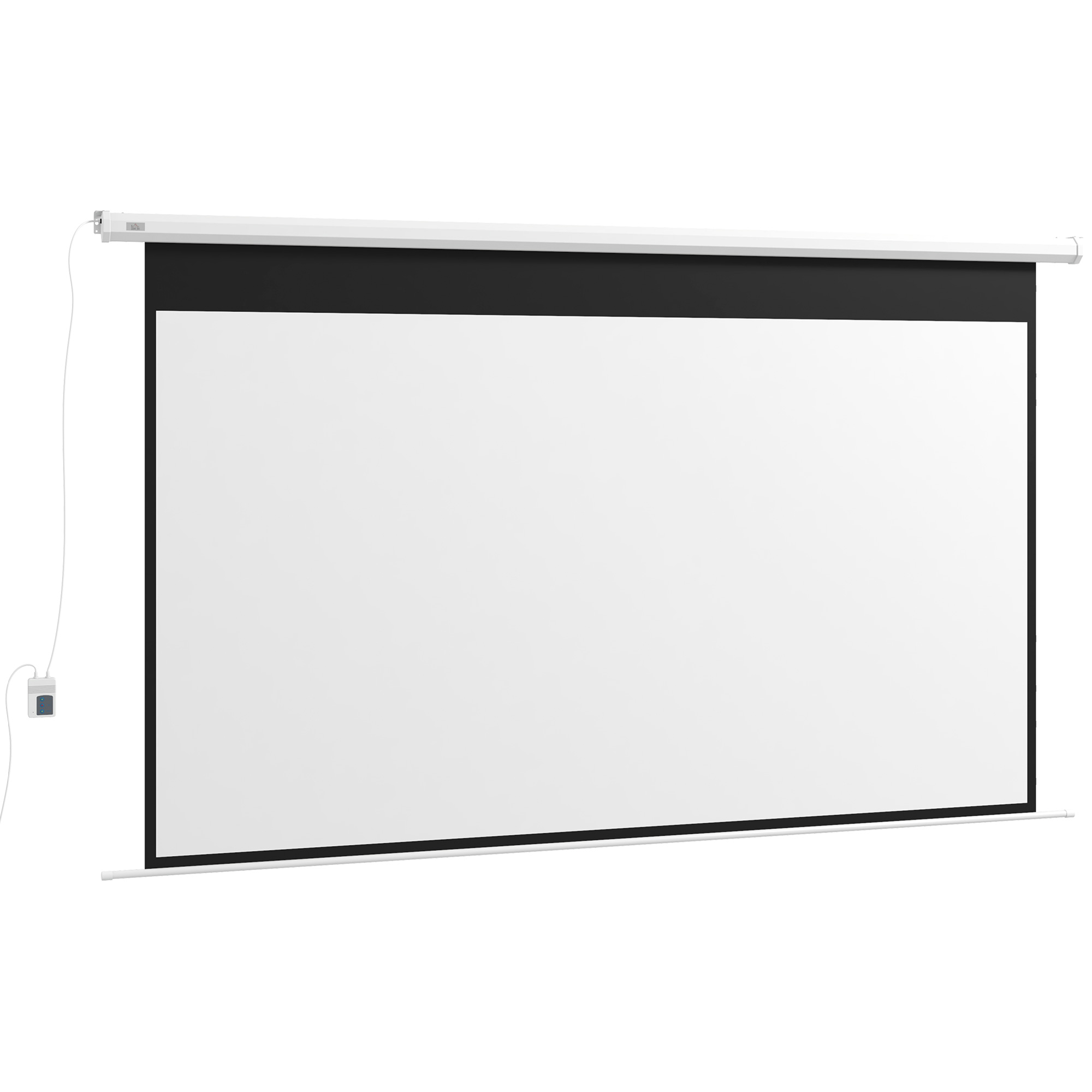 Projector Scherm, 16:9 Formaat, Afstandsbediening, 266 x 149 cm (120 Inch), Wit